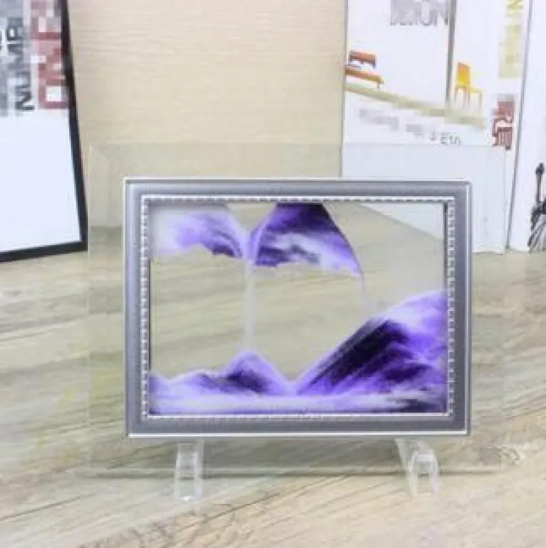 3D-Fließsand-Malrahmen – Dekoratives Kunstdisplay
