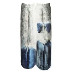 3D-gedruckte Katzenpfotensocken - Unisex-Tiersocken