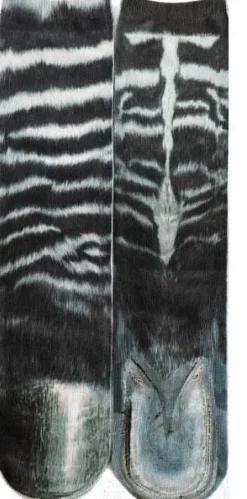 3D-gedruckte Katzenpfotensocken - Unisex-Tiersocken