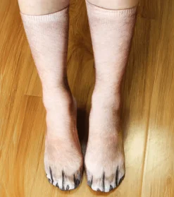 3D-gedruckte Katzenpfotensocken - Unisex-Tiersocken