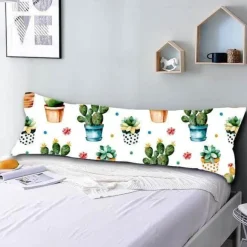 3D-gedruckter Kaktus-Kissenbezug - Dekorativer Kissenbezug