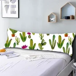 3D-gedruckter Kaktus-Kissenbezug - Dekorativer Kissenbezug