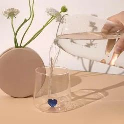 3D-Herzbecher – Buntes Glasgeschenk für Mädchen