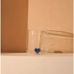 3D-Herzbecher – Buntes Glasgeschenk für Mädchen