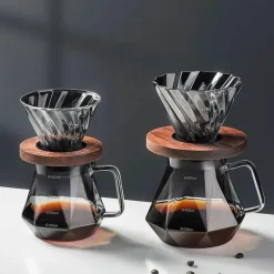 Diamond Glass Kaffeekaraffe - Wiederverwendbarer Filterbecher