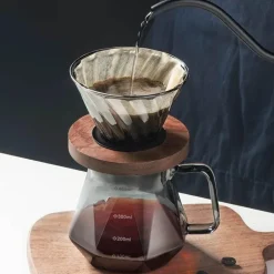 Diamond Glass Kaffeekaraffe - Wiederverwendbarer Filterbecher