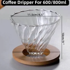 Diamond Glass Kaffeekaraffe - Wiederverwendbarer Filterbecher