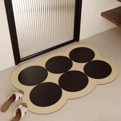 Diatom Bath Mat - Colorful Circle Design