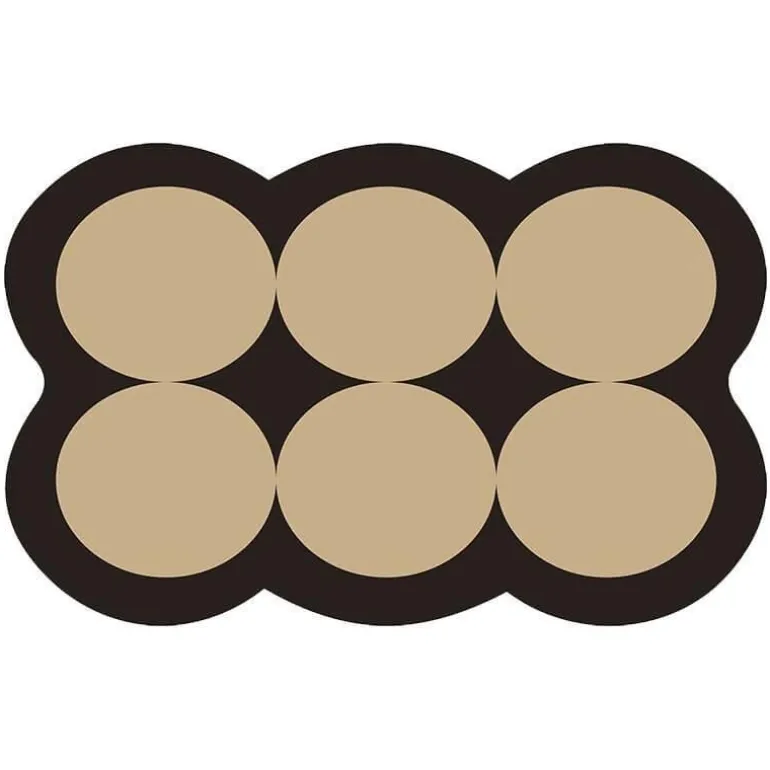 Diatom Bath Mat - Colorful Circle Design