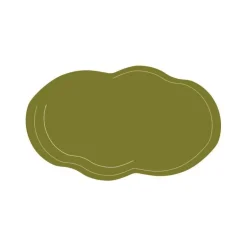 Diatom Bath Mat - Solid Color Cloud Design