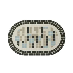 Diatomaceous Earth Bath Mat - Absorbent Home Spa Mosaic Design