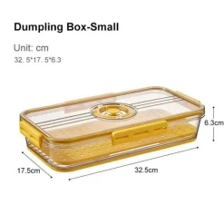 Dicke, durchsichtige Kühlschrank-Organizerbox – transparenter Aufbewahrungsbehälter