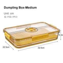 Dicke, durchsichtige Kühlschrank-Organizerbox – transparenter Aufbewahrungsbehälter