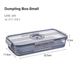 Dicke, durchsichtige Kühlschrank-Organizerbox – transparenter Aufbewahrungsbehälter