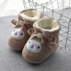 Dicke, warme Baby-Hausschuhe aus Baumwolle - Happy Baby Footwear