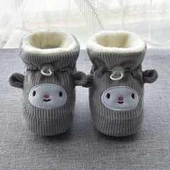 Dicke, warme Baby-Hausschuhe aus Baumwolle - Happy Baby Footwear