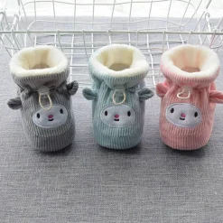Dicke, warme Baby-Hausschuhe aus Baumwolle - Happy Baby Footwear