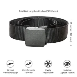 Diebstahlsichere Reise-Gürteltasche – Versteckte Sicherheitstasche