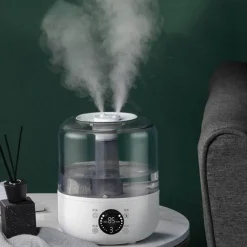 Diffusor für ätherische Öle aus Glas – Großer Aromatherapie-Luftbefeuchter