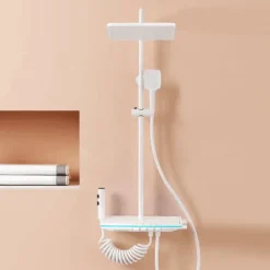 Digital Thermostatic Rainfall Shower Set - High-Pressure Luxury System