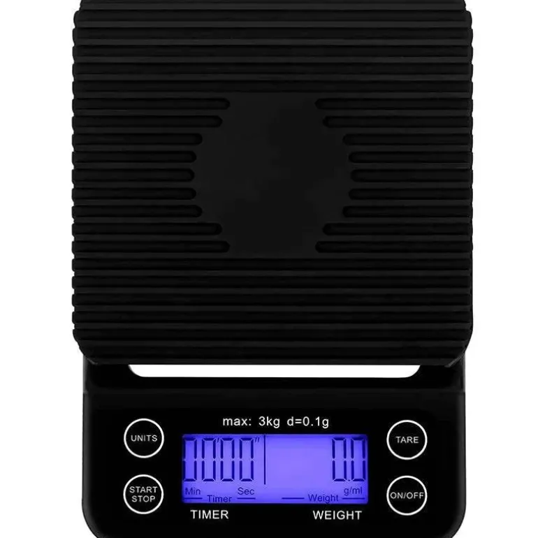 Digitale Kaffeewaage mit Timer – BrewMaster 3 kg