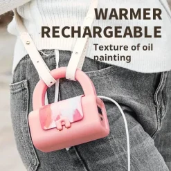 Digitaler Handwärmer Power Bank – Stilvolles Handtaschen-Accessoire