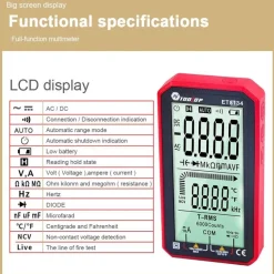 Digitaler LCD-Spannungstester – Tragbarer elektrischer Tester