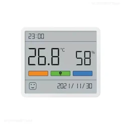 Digitales Thermometer und Feuchtigkeitsmessgerät mit Uhr