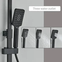 Digitales Thermostat-Duschset – Stilvolles Druckduschsystem