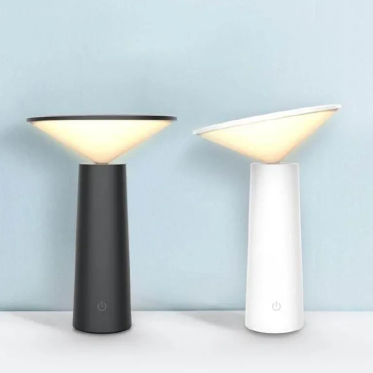 Dimmable Touch LED Desk Lamp - Rechargeable 3-Mode Reading Light