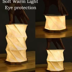 Dimmbare Papierlaterne – Origami Glow Design