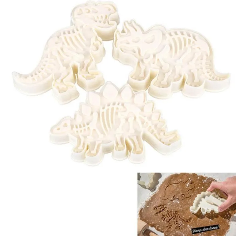 Dinosaurier-Ausstechformen-Set – süße Backutensilien