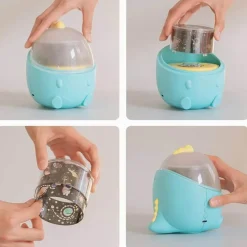 Dinosaurier-Nachtlichtprojektor – Bunte Schlaflampe mit Dino-Motiv für Kinder für eine zauberhafte Schlafenszeit