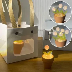 DIY Rose Glow Nachtlampe - Kreativer Wohndekor-Akzent