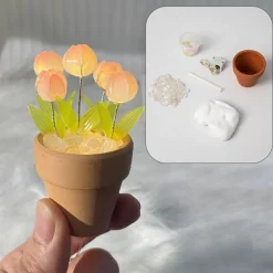 DIY Rose Glow Nachtlampe - Kreativer Wohndekor-Akzent