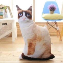 3D-Katzenkissen – süßes Cartoon-Dekokissen