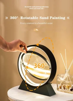 3D-LED-Sandkunstdekor – beleuchtete Gemäldedekoration