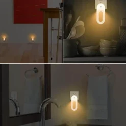 Dämmerungssensor Nachtlichtsteckdose - Energiesparende Wandleuchte