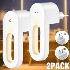 Dämmerungssensor Nachtlichtsteckdose - Energiesparende Wandleuchte