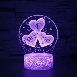 3D-Nachtlampe - Raumdekorlicht