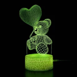 3D-Nachtlampe - Raumdekorlicht