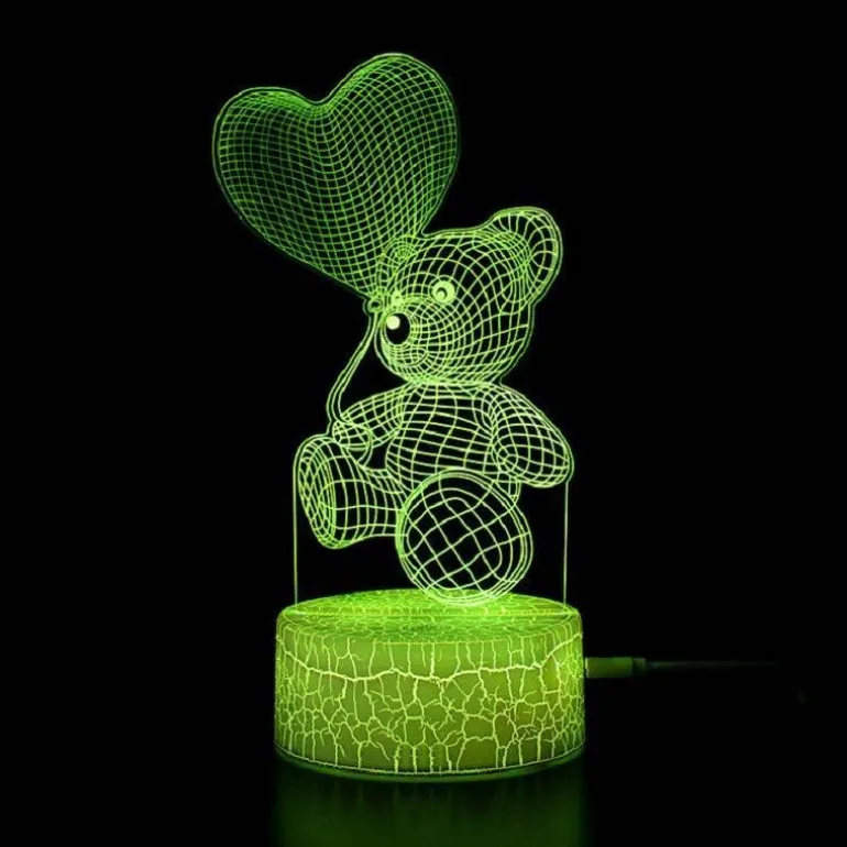 3D-Nachtlampe - Raumdekorlicht
