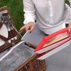 Dünnes Tablett zur Lebensmittelaufbewahrung – Kreative Organisationslösung