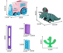 Domino-Eisenbahn-Spielzeugset – Kreative Holzbausteine