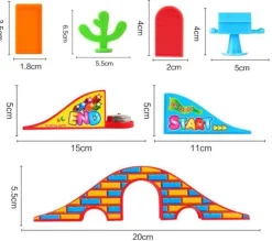 Domino-Eisenbahn-Spielzeugset – Kreative Holzbausteine