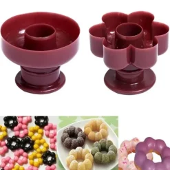 Donut-Backset mit Kuchendekorationswerkzeugen für kreative Hobbybäcker