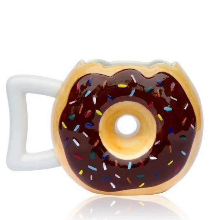 Donut-Keramiktasse – süße Kaffeetasse für Donut-Liebhaber