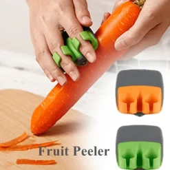 Doppelfinger-Gemüseschäler – Ergonomisches Küchenwerkzeug für müheloses Gemüsevorbereiten