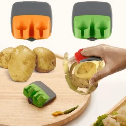 Doppelfinger-Gemüseschäler – Ergonomisches Küchenwerkzeug für müheloses Gemüsevorbereiten