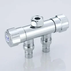 Doppelkopf-Gartenwasserhahn - Wasserstation mit zwei Wasserhähnen für den Außenbereich